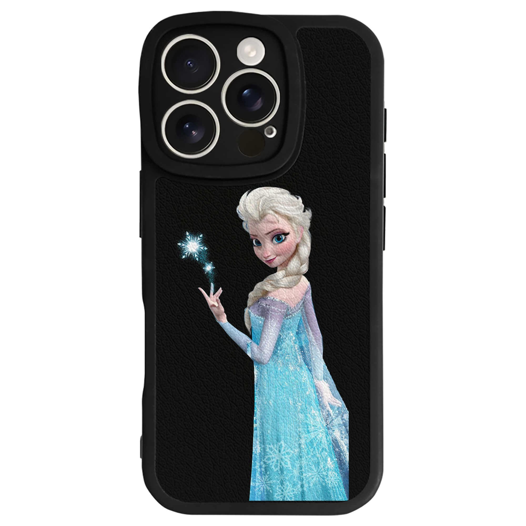 （画像用） アナと雪の女王 アンナ エルサ Frozen Anna Elsa 【iPhone 16シリーズ対応】シリコンスマホケース（レザー調） 材質：シリコン